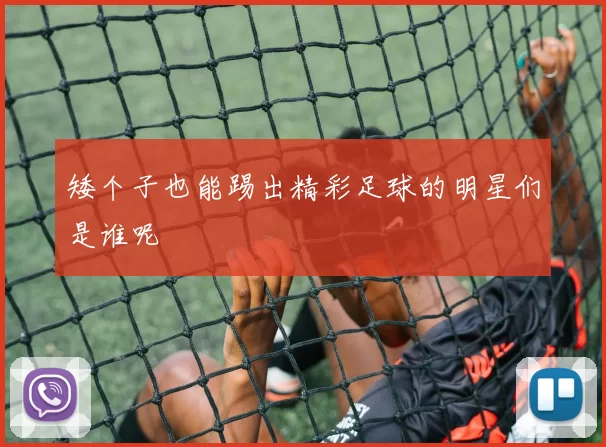 矮个子也能踢出精彩足球的明星们是谁呢