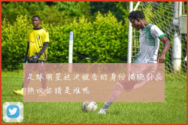 足球明星这次被告的身份揭晓引发热议你猜是谁呢