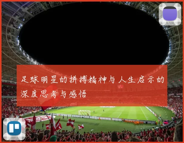 足球明星的拼搏精神与人生启示的深度思考与感悟